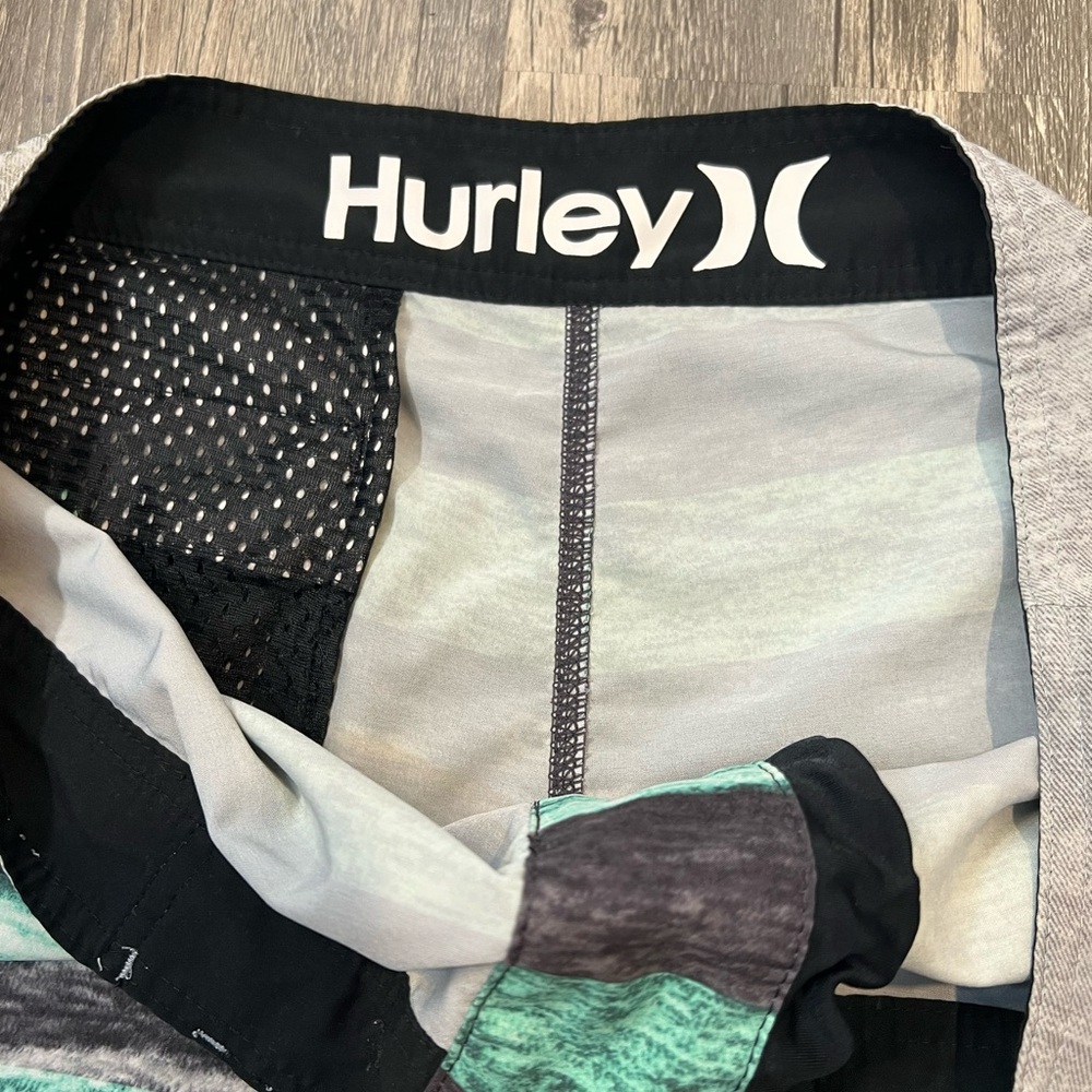 Hurley Phantom Board Shorts Swim Trunks Mens Adjustable Waistband Unlined - Picture 3 of 5